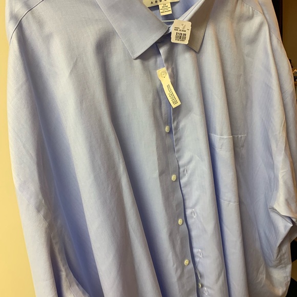 Brand new Joseph Abboud blue button down. 22 34/35 - Picture 8 of 8